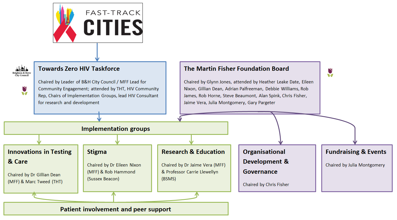 The Martin Fisher Foundation Fast Track Cities Joint Working Diagram