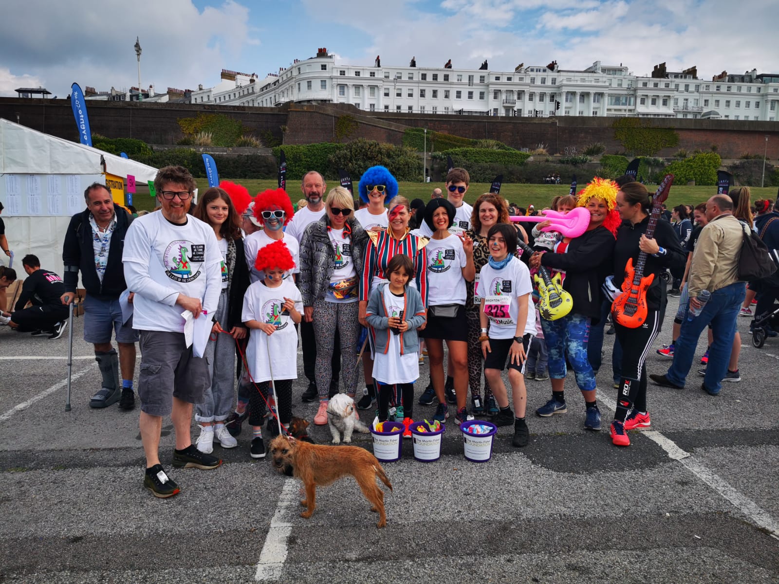 The Martin Fisher Foundation fundraise at the Run2music Event Brighton 11th May 2019.