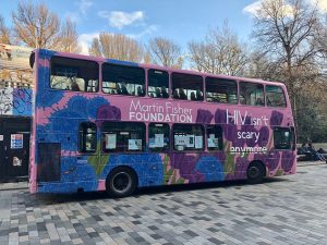 WAD 2019 The Martin Fisher Foundation Bus outside the Theatre Royal 1